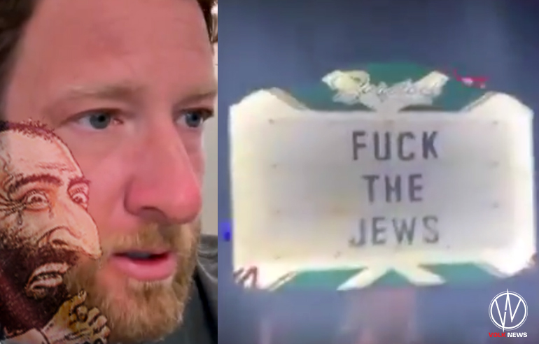 The Latest jew-Op Stunt: Fuck the jews Signs at jew Bar