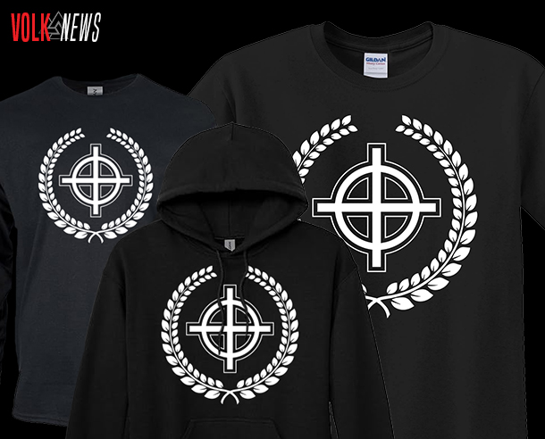 Laurel Leaf Celtic Cross T-Shirts Hoodies, & Long Sleeves Available In Volk Market